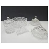 Beautiful Butter Bells & Crystal Lot