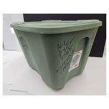 18 Gallon GREEN Storage Tote