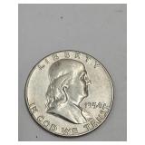 1954 Silver Franklin Half Dollar COin