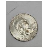 1962 SIlver Franklin Half Dollar Coin