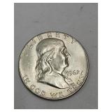 1962 Silver Franklin Half Dollar Coin