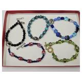 Glass & Beaded Bracelets- Napier +