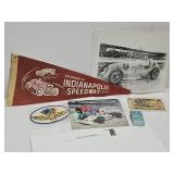 VTG Indy Speedway Souvenirs-Pennant, Ticket, +