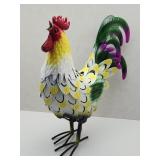 New 16" Metal Rooster Colorful