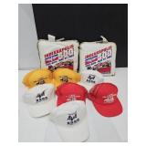 VTG Indy 500 Seat Cushions & Muncie IN Hats