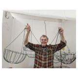 14" w Metal  Hanging Plant Holders