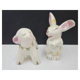 VTG Cotton Ball Sheep & Rabbit Dispenser