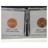2 New 2025 Last Issue Penny Coins D & P