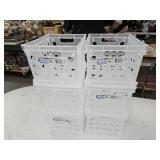 6 NEW Sterilite Organizers 9"x7.25"x6"