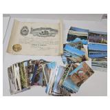 Henry Co. Diploma & VTG Post Cards
