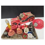 Chalkware Muncie 18" Fire Truck++SEE PICS