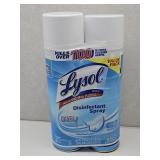 2 Lysol Disinfectant Spray Cans