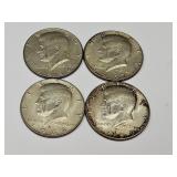 1966, 67, 68, 69 40%  Silver Kennedy 1/2 Dollar