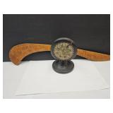 VTG 7"H Roulette Wheel & Plus