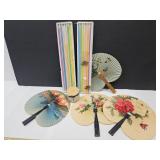 England Candles, Signed Pottery, & Hand Fans