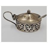 Antique Sterling Silver & Mustard Pot SEE SIZE
