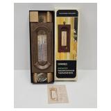 NOS Barometer Indoor Outdoor Springfield 11" h