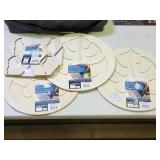 Wood Resin Craft Plaques