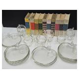VTG Hazel Atlas Snack Set & Readers Digest BooKS