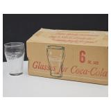 6 OZ Coca Cola Glass  Set
