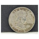 1949 Silver Walking Franklin Half Dollar Coin