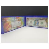 Hologram Multicolor Legal $1 Note