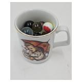 Shooter Marbles in Cup