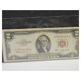 1953 Red Seal $2 Currency Note