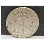 1942 Silver Walking Liberty Half-Dollar Coin