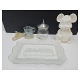 Last Supper DIsh, Ceramic Mouse, Child