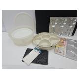 Cookie & Treat Pans & Tupperware Storage,Pie+