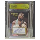 Mike Tyson Supreme Cuts Sample Sports Card