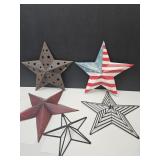 5 Metal Stars Up to 20"L
