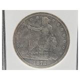 1878 S Silver Trade Dollar Coin