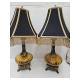 2 Beautiful 34" Table Lamps