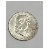 1962 SIlver Franklin Half Dollar Coin