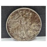 1941 Silver Walking Liberty Half-Dollar Coin