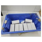 1 Storage Tote Bin & 8  LED Light Bulbs