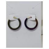 Anodized Stainless Steel Earrings