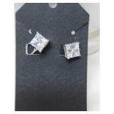 Cubic Zirconia Clip Earrings