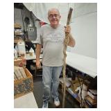 Primitive Walking Stick 68"H