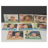 1960 Topps Baseball Cards Richardson, Pappas +