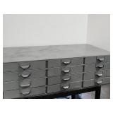 12 Drawer Steel Industrial Cabinet 34 x17x 10"h