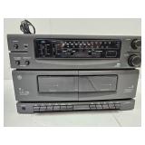 GE Cassette Stereo untested 12 1/2 "W