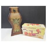 Apple Machine Peeler & Wine Box