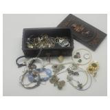 Horse Jewelry Box w Costume Jewelry