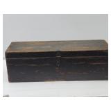 NICE Primitive Wood Carpenters Tool Box 13 x10 x10