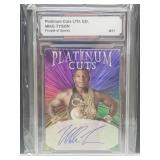 Platinum Cuts Limited Edition Mike Tyson Card