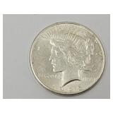 1925 Silver Peace Dollar Coin