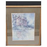 Signed & Numbered Framed Art Butch Hodgkins  26"w